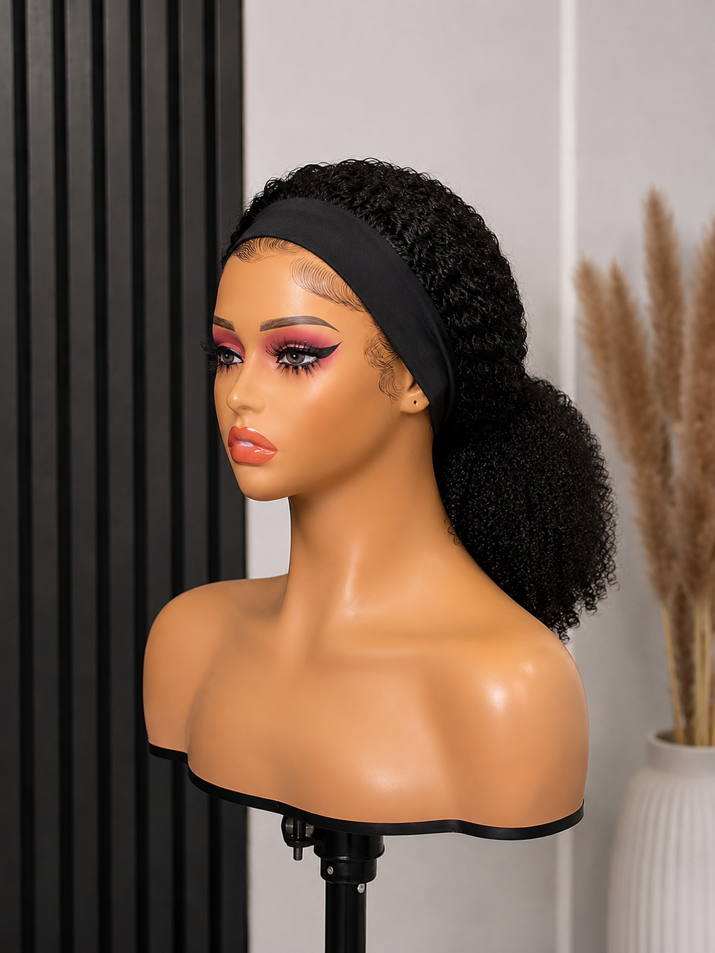 Perruque Bandeau Curly – Cheveux Vierges Vietnamiens | 230% Densité