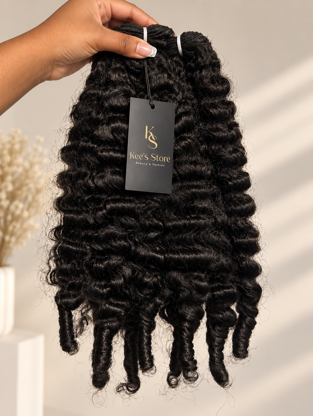 Burnesse Curly – Extensions 100 % Cheveux Humains Vierges