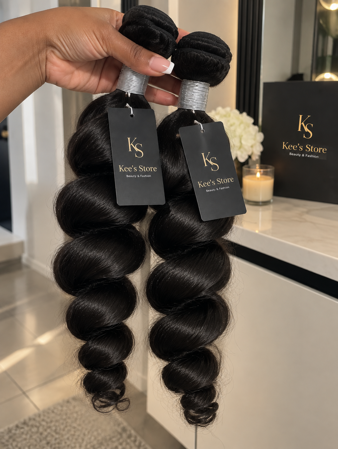 Loose Wave – Extensions 100 % Cheveux Humains Vierges
