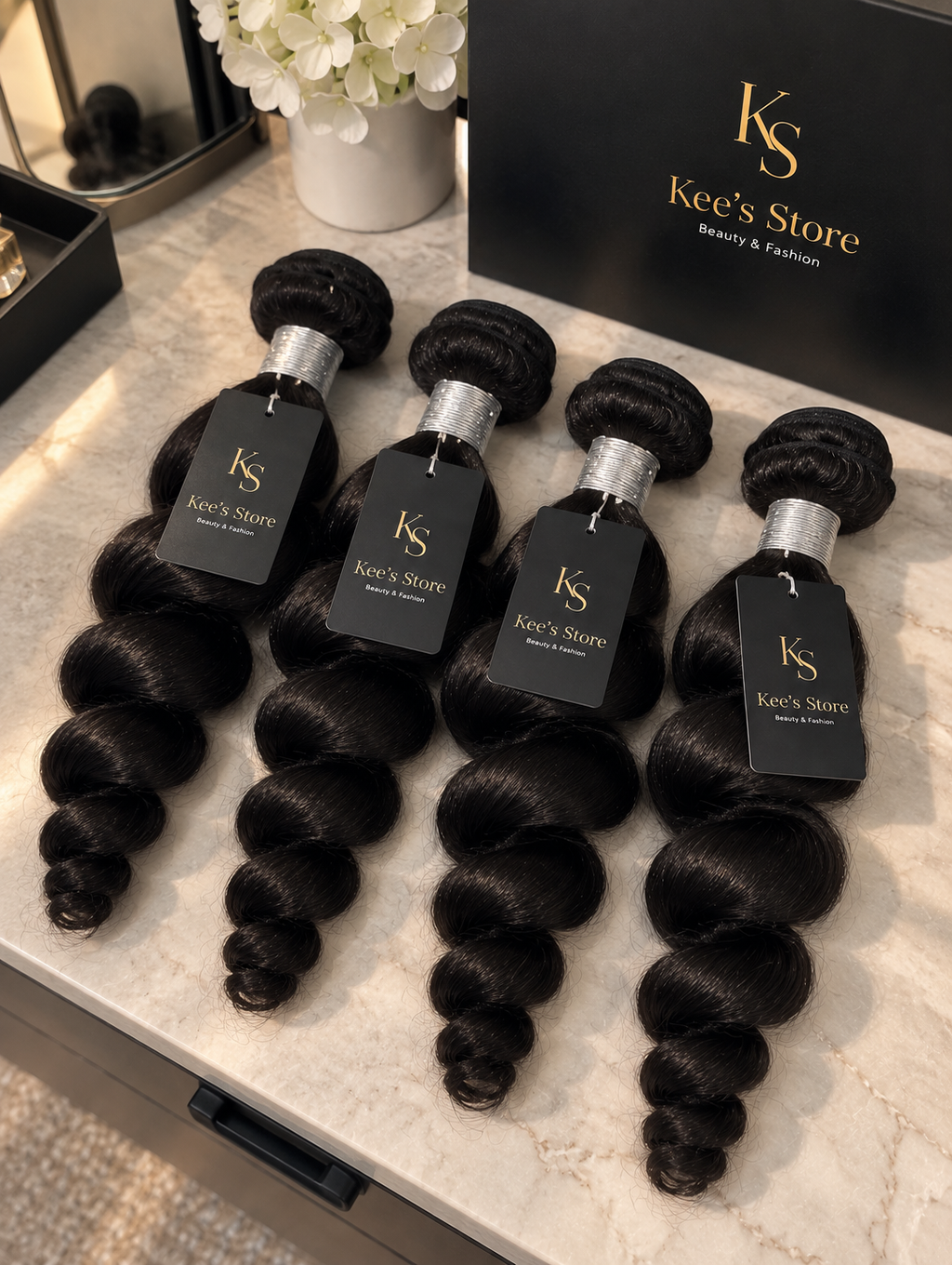 Loose Wave – Extensions 100 % Cheveux Humains Vierges