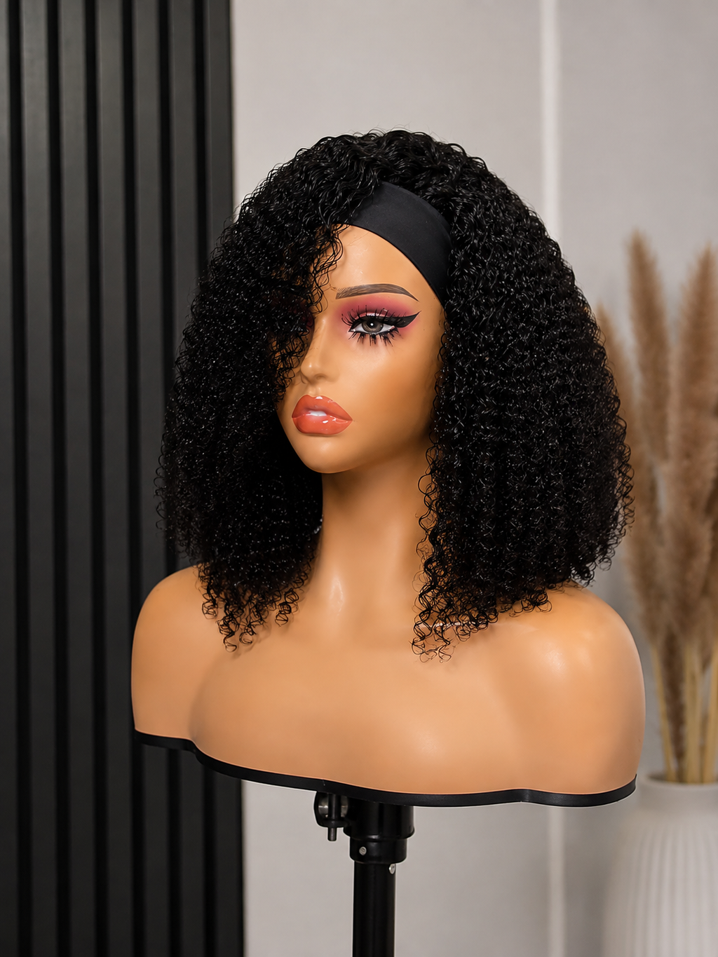 Perruque Bandeau Curly – Cheveux Vierges Vietnamiens | 230% Densité