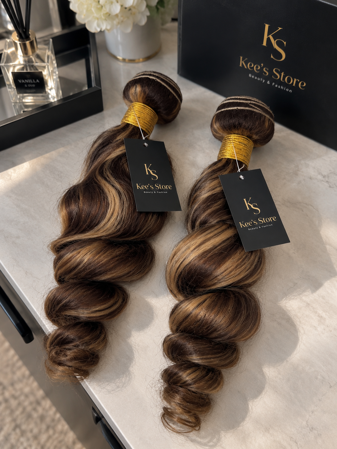Loose Wave Highlight – Extensions en Cheveux Vierges Vietnamiens 100 % Humains