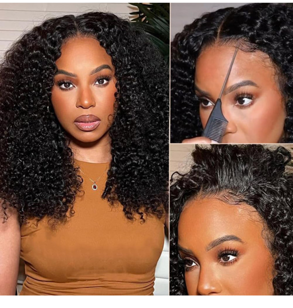 The Ready-to-Wear 4x4 Glueless Closure Curly Wig