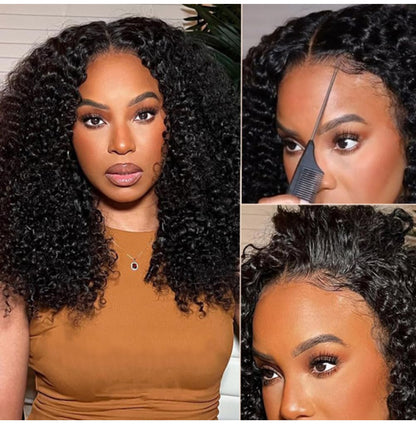 Glueless Wig 4*4  Kinky Curly Hair
