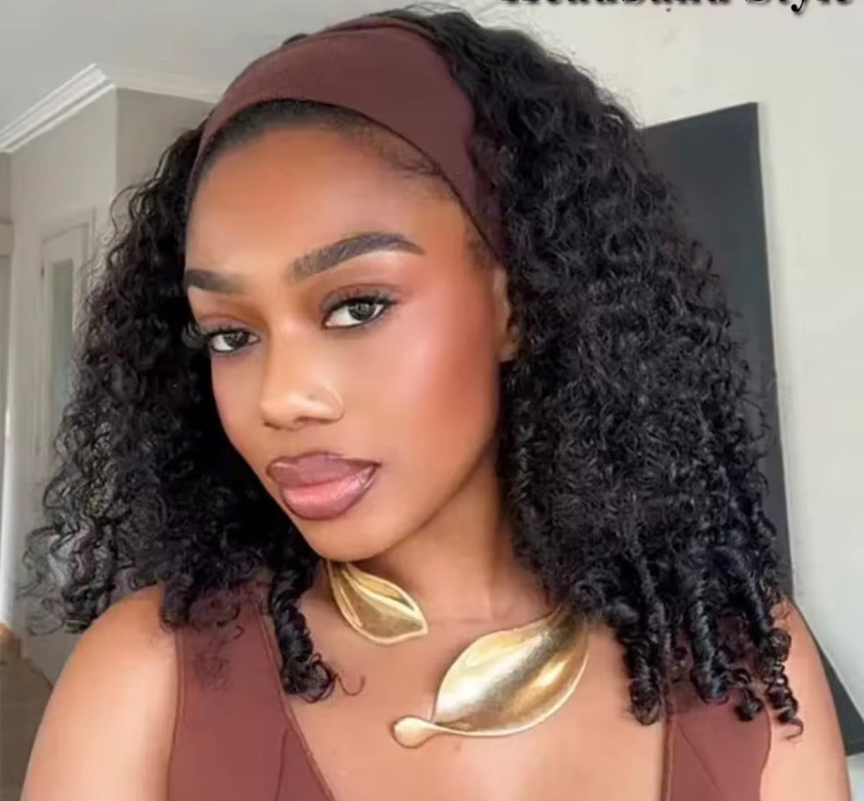 Instant Glam - 250% Density Curly Half Wig (20 inches)