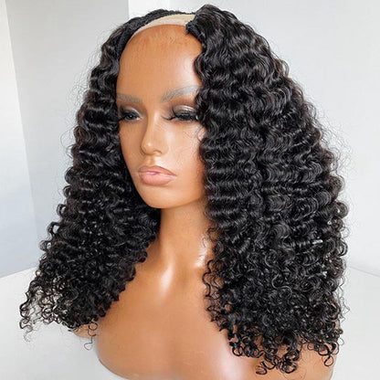 Real Blend - Curly U-Part Virgin Hair Wig (22 inches)