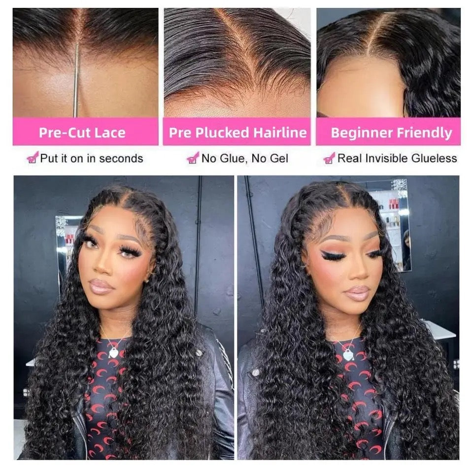 Deep Wave Glueless Wig 4*6