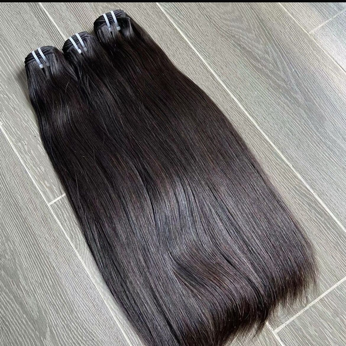 Bundles- Extensions de cheveux Vierges Lisses (100 % Humains)