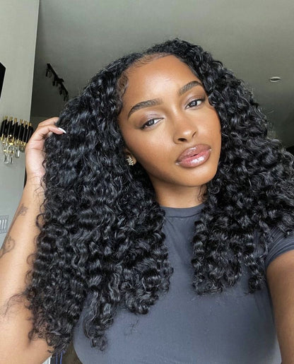 Real Blend - Curly U-Part Virgin Hair Wig (22 inches)