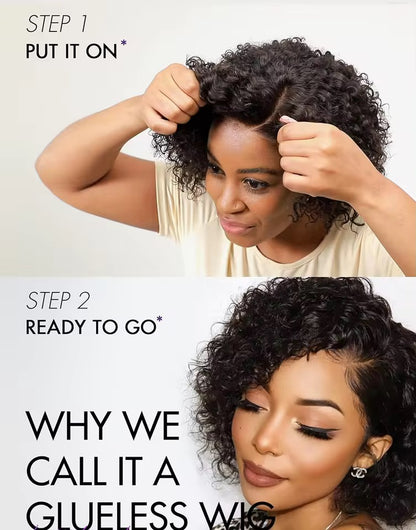 Glueless Wig 4*4  Kinky Curly Hair