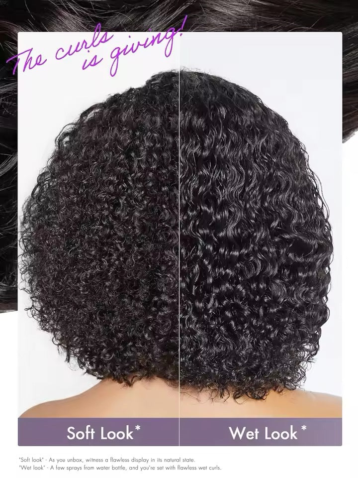 The Ready-to-Wear 4x4 Glueless Closure Curly Wig
