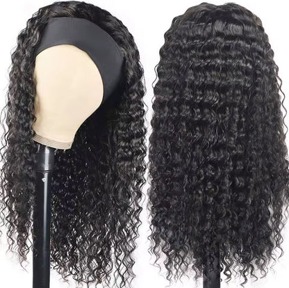 Throw & Go - Deep Wave Headband Wig (18 inches)
