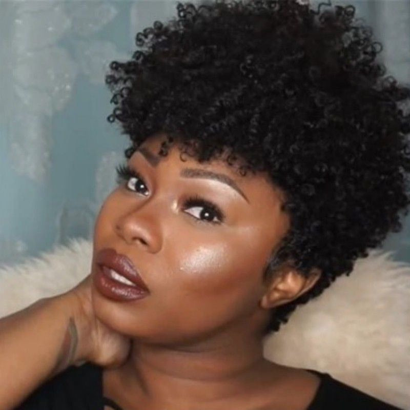 No Lace Wig Afro Curly