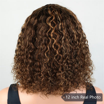 Bangs Bob Wig Water Curly
