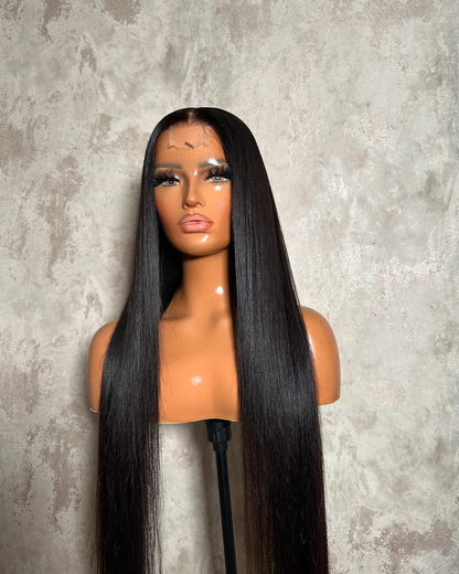 Luxury 2x6 Pre-Plucked Glueless Straight Wig - Beginner Friendly