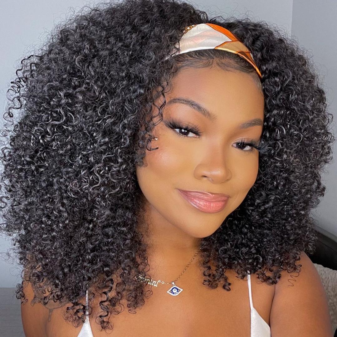 Perruque Bandeau Curly – Cheveux Vierges Vietnamiens | 230% Densité