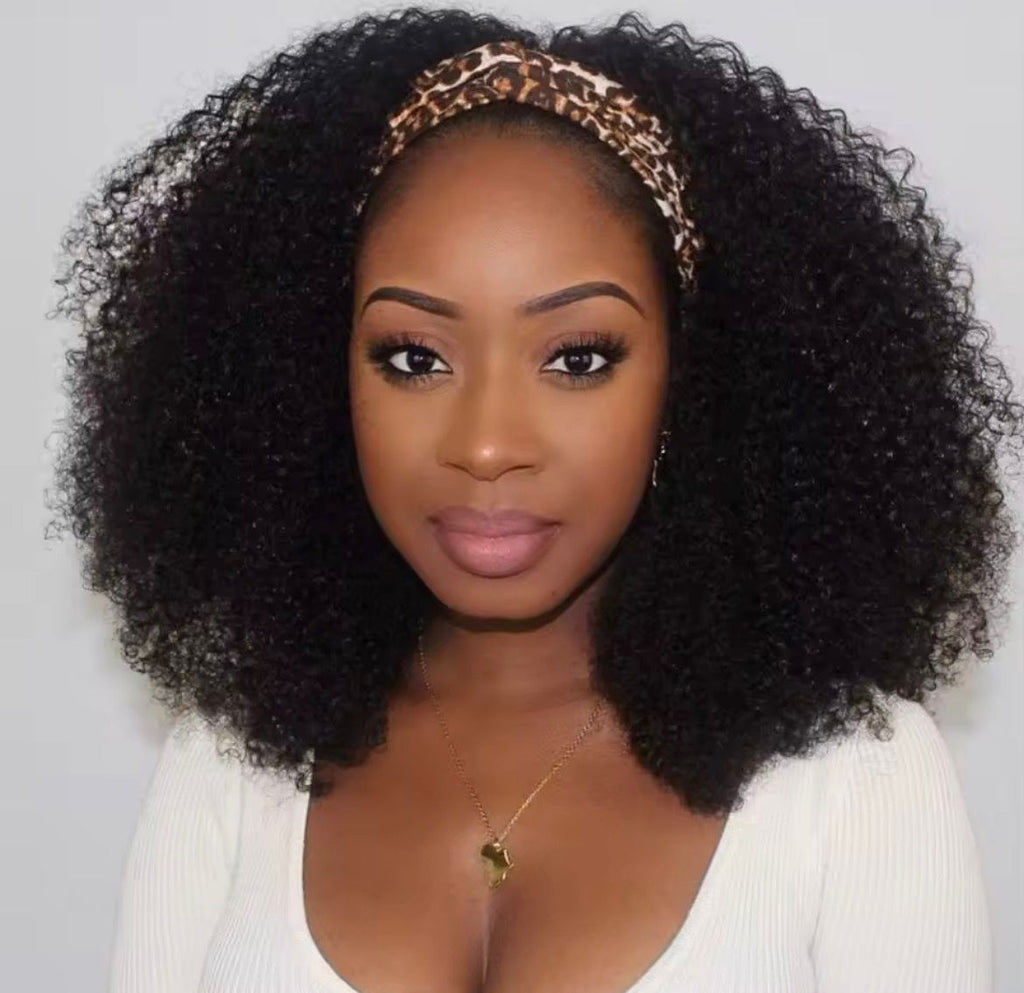 Perruque bandeau afro curly 16 pouces