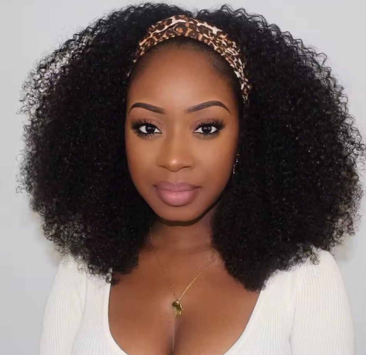 Perruque bandeau afro curly 16 pouces