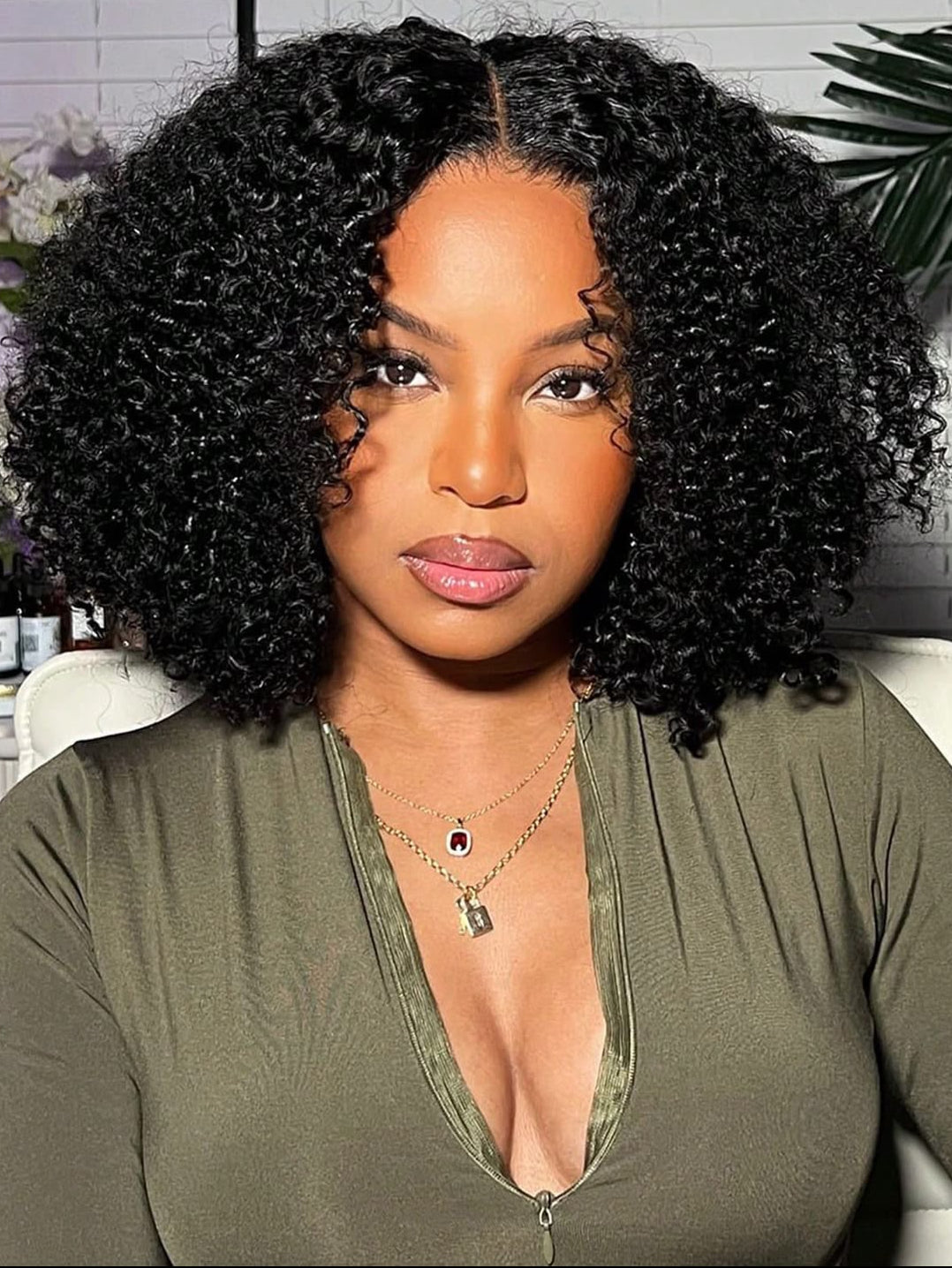 The Ready-to-Wear 4x4 Glueless Closure Curly Wig